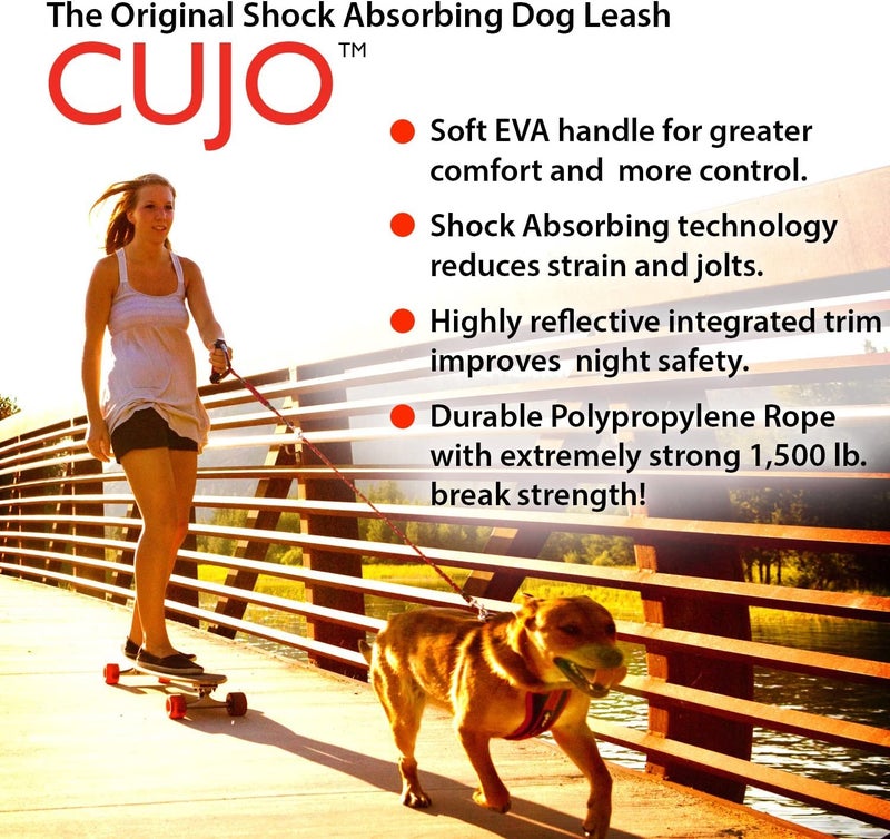 EzyDog Cujo Shock Absorbing Bungee Dog Leash - Best Dog Rope Training Lead - Reflective Trim for Nighttime Safety - Padded Pull Handle for Superior Comfort and Control (25", Pink Camo) - Image 5